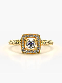 Valanova - Hallmarked 18K Gold Certified Lab Grown Diamond Ring