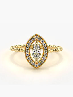 Valanova - Hallmarked 18K Gold Certified Lab Grown Diamond Ring