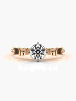 Valanova - Hallmarked 18K Rose Gold Certified Lab Grown Diamond Ring