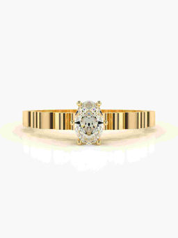 Valanova - Hallmarked 14K Gold Certified Lab Grown Diamond Ring