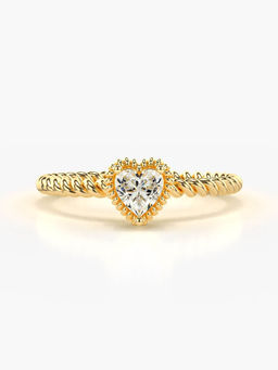 Valanova - Hallmarked 14K Gold Certified Lab Grown Diamond Ring