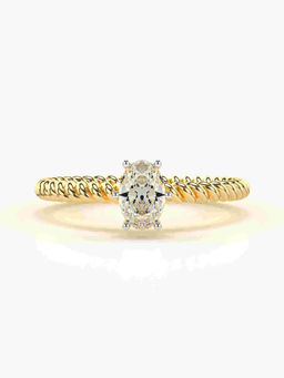 Valanova - Hallmarked 18K Gold Certified Lab Grown Diamond Ring