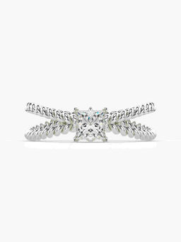 Valanova - Hallmarked 18K White Gold Certified Lab Grown Diamond Ring