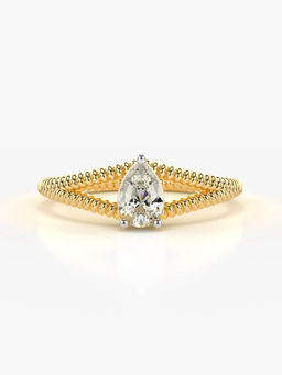Valanova - Hallmarked 14K Gold Certified Lab Grown Diamond Ring