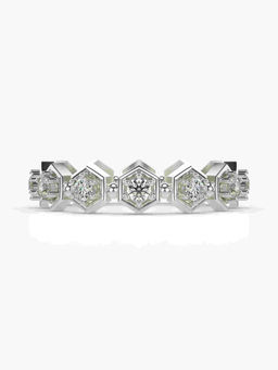 Valanova - Hallmarked 18K White Gold Certified Lab Grown Diamond Ring