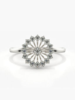 Valanova - Hallmarked 14K White Gold Certified Lab Grown Diamond Ring