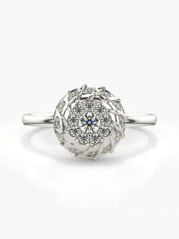 Valanova - Hallmarked 14K White Gold Certified Lab Grown Diamond Ring