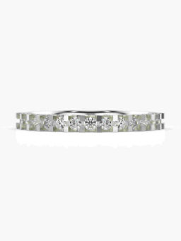 Valanova - Hallmarked 14K White Gold Certified Lab Grown Diamond Ring