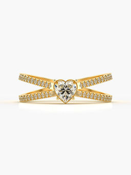 Valanova - Hallmarked 14K Gold Certified Lab Grown Diamond Ring