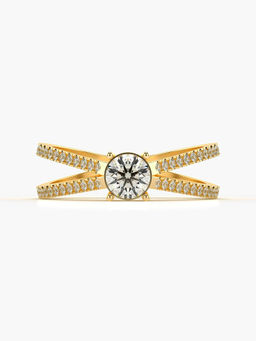 Valanova - Hallmarked 18K Gold Certified Lab Grown Diamond Ring