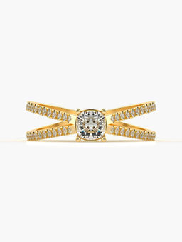 Valanova - Hallmarked 14K Gold Certified Lab Grown Diamond Ring