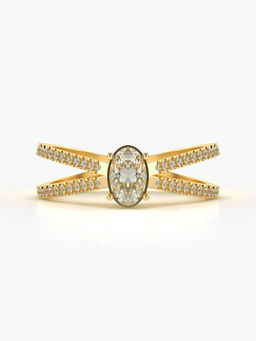 Valanova - Hallmarked 14K Gold Certified Lab Grown Diamond Ring