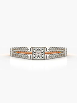 Valanova - Hallmarked 18K Rose Gold Certified Lab Grown Diamond Ring