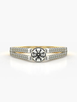 Valanova - Hallmarked 14K Gold Certified Lab Grown Diamond Ring