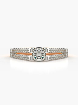 Valanova - Hallmarked 18K Rose Gold Certified Lab Grown Diamond Ring