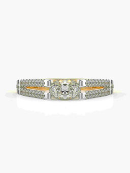 Valanova - Hallmarked 14K Gold Certified Lab Grown Diamond Ring