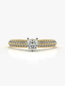Valanova - Hallmarked 14K Gold Certified Lab Grown Diamond Ring