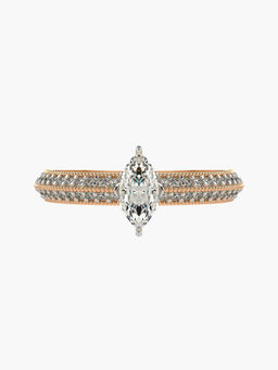 Valanova - Hallmarked 18K Rose Gold Certified Lab Grown Diamond Ring