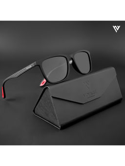 Voyage - Exclusive Polarized Sunglasses for Men & Women Black Lens & Matte Black Frame PMG5255