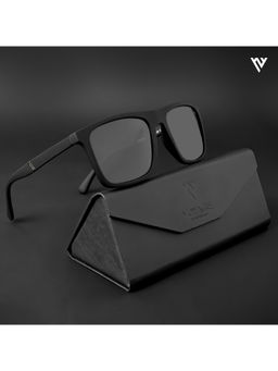 Voyage - Exclusive Polarized Sunglasses for Men & Women Black Lens & Matte Black Frame PMG5256