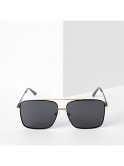 Voyage - Exclusive Polarized Sunglasses for Men & Women Black Lens & Black & Golden Frame PMG5305