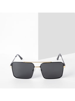 Voyage - Exclusive Polarized Sunglasses for Men & Women Black Lens & Black & Golden Frame PMG5308