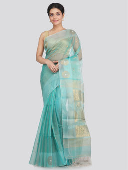 PinkLoom - Women's Silk Saree With Unstitched Blouse Piece