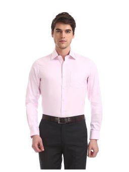 Arrow - Pink Slim Fit Cutaway Collar Shirt