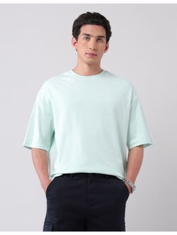 AD By Arvind - Urban Pause Oversized Green T-Shirt