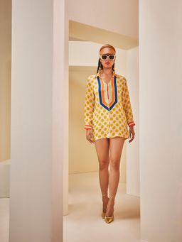 THE ROYALEUM ATELIER - Yellow Shirt Style Dress