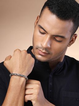 Karatcart - Bohey by Men Leather Multistrand Wraparound Bracelet for Men