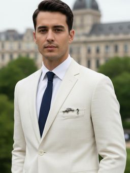 Karatcart - Elegant Oxidized Silver Royal Tiger Design Blazer Pocket Brooch for Men