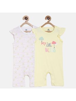 MINI KLUB - Baby Girls Multi Romper (Set of 2)