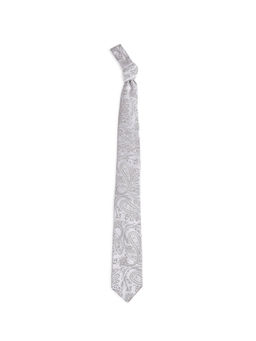 Arrow - Men Grey Textured Dobby Tie