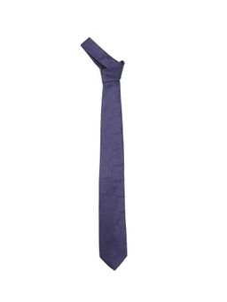 Arrow - Purple Jacquard Paisley Patterned Tie