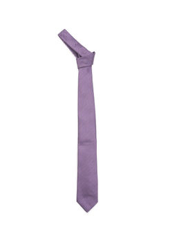 Arrow - Purple Polyester Striped Tie