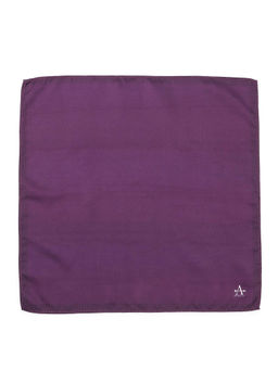 Arrow - Purple Solid Satin Pocket Square
