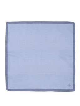 Arrow - Grey Solid Satin Pocket Square