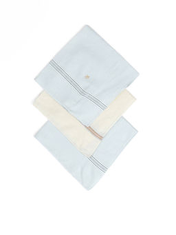 Arrow - Men Multi-Color Pure Cotton Handkerchiefs (Pack of 3)