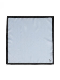 Arrow - Men Grey Solid Twill Pocket Square