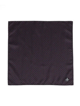 Arrow - Men Black Four Patterned Printed Pocket Square