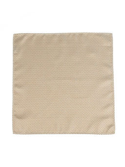 Arrow - Men Beige Printed Twill Pocket Square