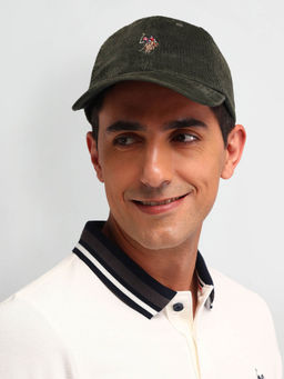 U.S. Polo Assn. Denim Co. - Green Brand Embroidered Cotton Cap