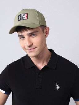 U.S. Polo Assn. Denim Co. - Green Brand Appliqued Twill Cap