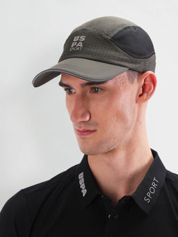U.S. POLO ASSN. - Green Colorblocked Panelled Cap