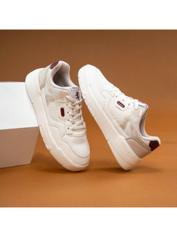 Red Tape - Women Casual White & Beige Super Sneakers