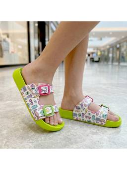 Hopits - Splash-Steps Girls Multi Pop-Art Printed Waterproof Sandals