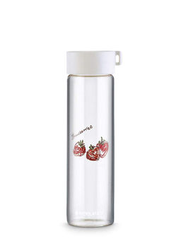 Freelance - Fructin Glass Fridge Bottle, 600ml, Lemon