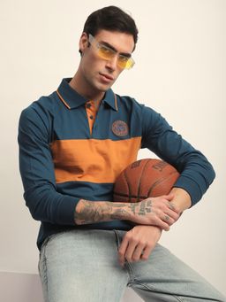 DILLINGER - Mens Long Sleeve Regular Fit Polo T-shirt