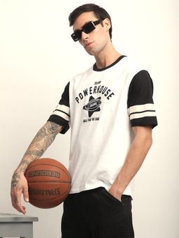 DILLINGER - Mens Short Sleeve Oversized Applique Printed T-shirt